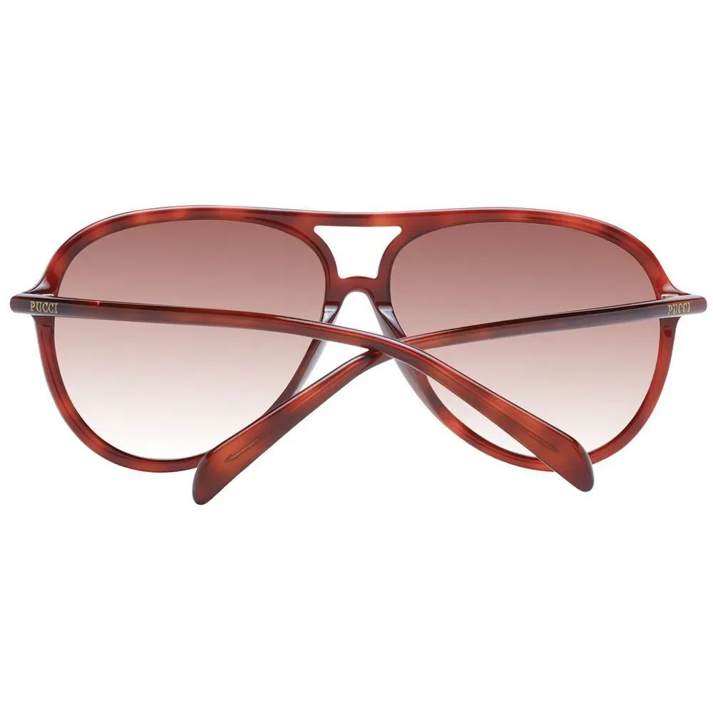 Emilio Pucci Brown Women Sunglasses - Picture 3 of 3